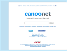 Tablet Screenshot of canoo.net